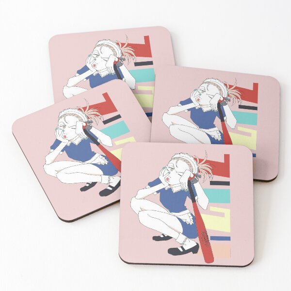 Item preview, FLCL Maid Haruko + Logo designed and sold by Fire TheMann.