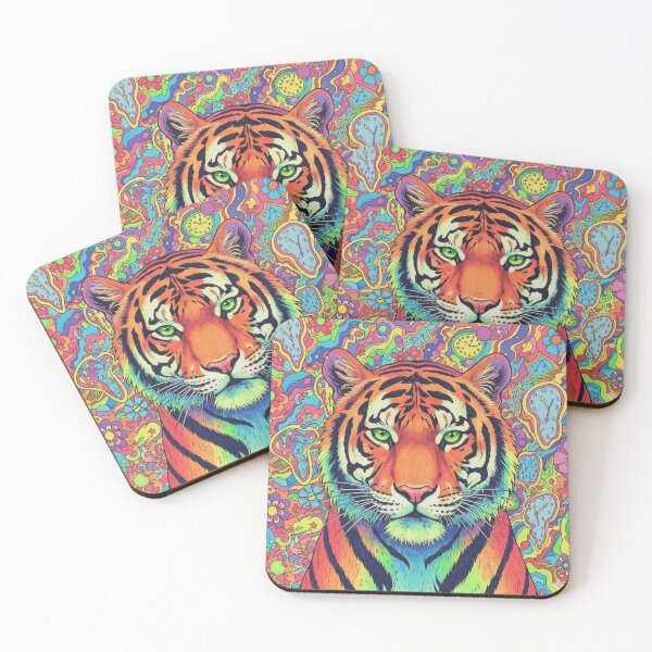 Item preview, Psychedelic Tiger designed and sold by RobertoBL.