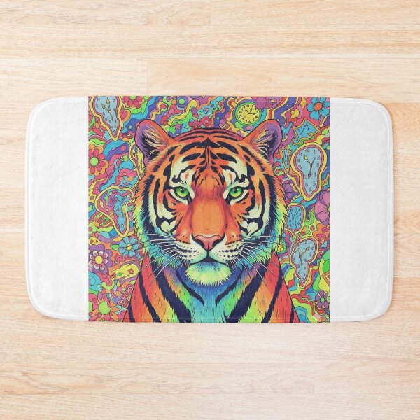 Item preview, Psychedelic Tiger designed and sold by RobertoBL.