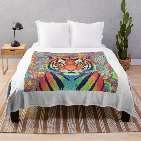 Item preview, Psychedelic Tiger designed and sold by RobertoBL.