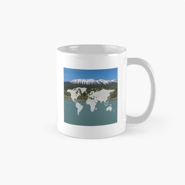 Item preview, World Map Nature Scene designed and sold by ESPACE109.