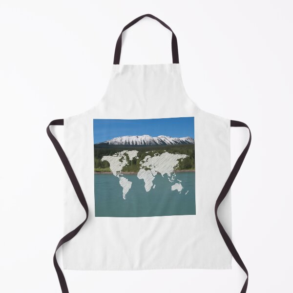 Item preview, World Map Nature Scene designed and sold by ESPACE109.