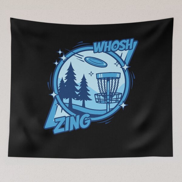 Item preview, Whosh Zing Disc Golf Flying Disc Basket Scene designed and sold by LuminOrb.