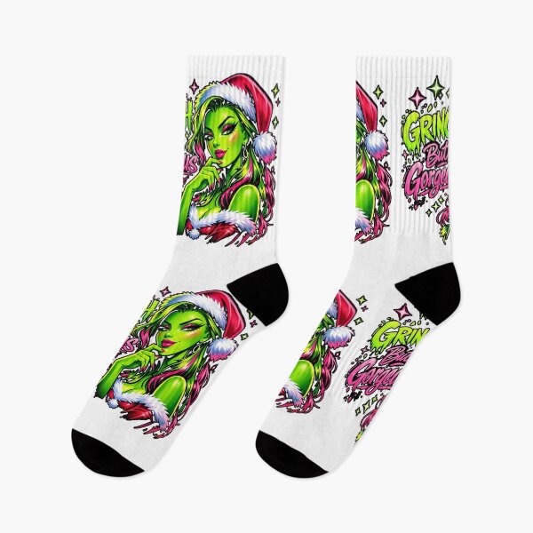 Artikelvorschau, Grinch, aber umwerfend – Neonfarbenes Pop-Damen-T-Shirt entworfen und verkauft von ANOMIC ⭐⭐⭐⭐⭐.