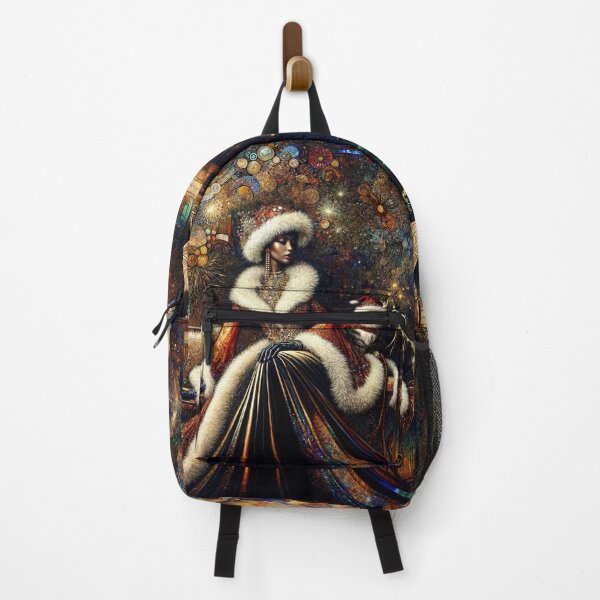 Item preview, Christmas Night in the Garden with a Feline Friend designed and sold by M-Y-A-R-T-.