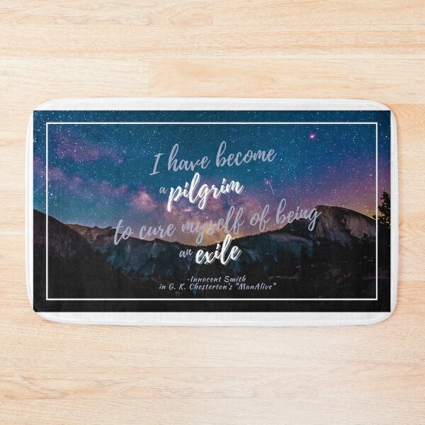 Item preview, “I Have Become a Pilgrim” – Chesterton / Manalive designed and sold by stella literarium.