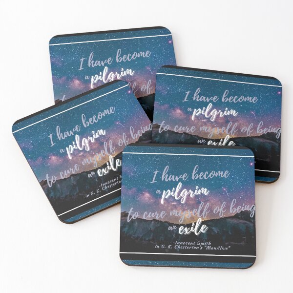 Item preview, “I Have Become a Pilgrim” – Chesterton / Manalive designed and sold by stella literarium.