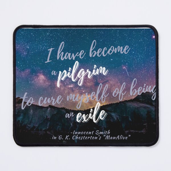 Item preview, “I Have Become a Pilgrim” – Chesterton / Manalive designed and sold by stella literarium.