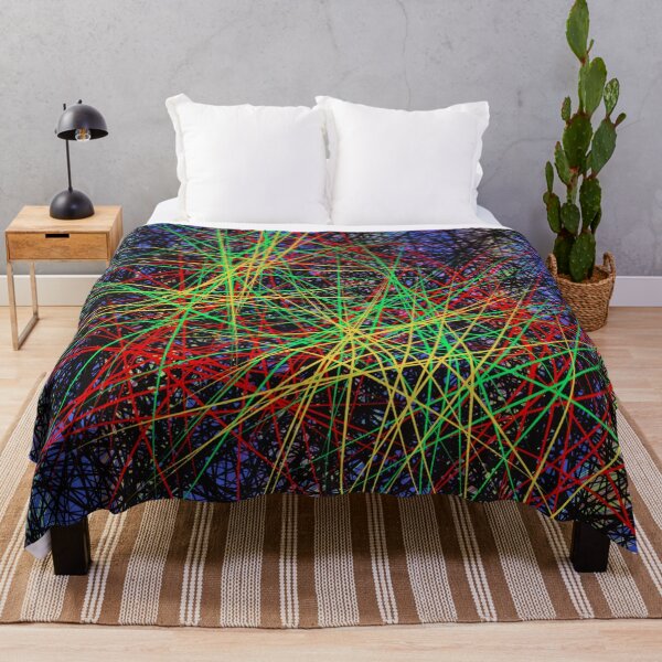 Item preview, Chaotic Energy Explosion – Vibrant Abstract Artwork in Red, Green, and Yellow designed and sold by Susanna Schorr.