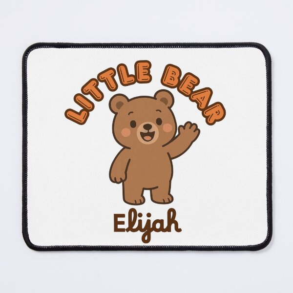 Item preview, Little Bear Elijah – Cute Baby Bear Design designed and sold by OmikronStore.