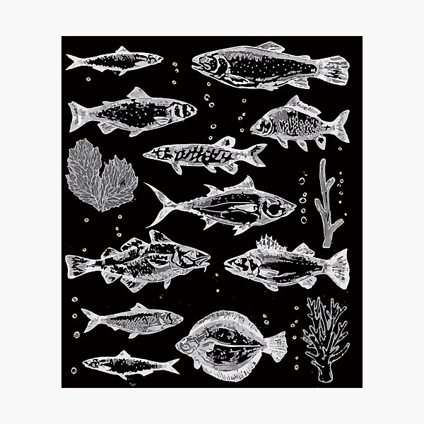 Item preview, Vintage Fish Tattoo Style, Retro Fisher, Fish For Men, Fisher, Fisher Gifts designed and sold by DesignDenDo ⭐⭐⭐⭐⭐.