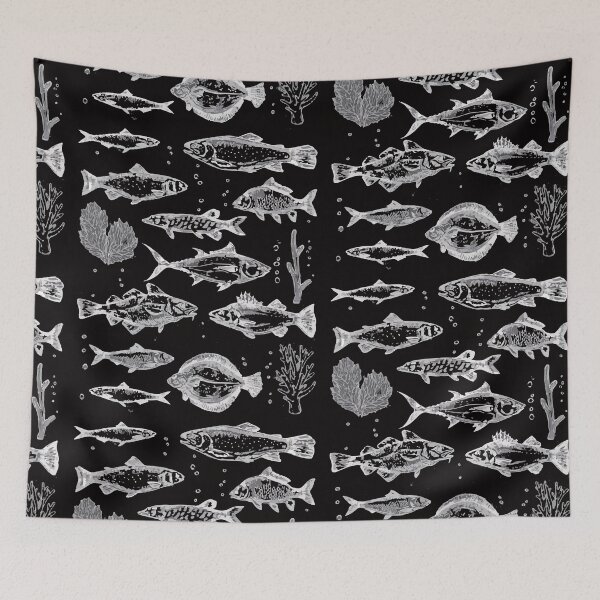 Item preview, Vintage Fish Tattoo Style, Retro Fisher, Fish For Men, Fisher, Fisher Gifts designed and sold by DesignDenDo ⭐⭐⭐⭐⭐.