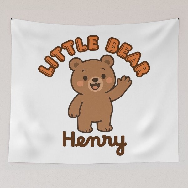 Item preview, Little Bear Henry – Cute Baby Bear Design designed and sold by OmikronStore.