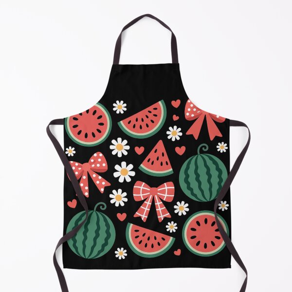 Item preview, Watermelon Pattern with Bows and Hearts designed and sold by jkrphoto.