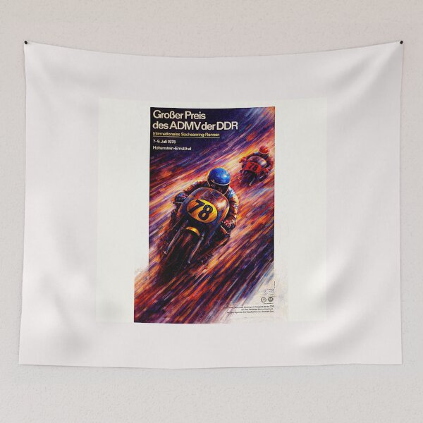 Item preview, Zandvoort variation Motorcicle vintage poster #1 designed and sold by Helios Be. Lavsh.