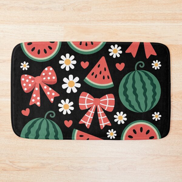 Item preview, Watermelon Pattern with Bows and Hearts designed and sold by jkrphoto.