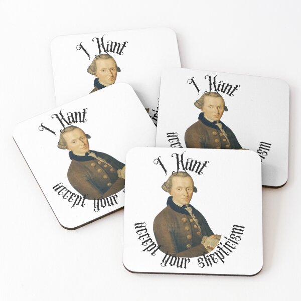 Item preview, I Kant (accept your skepticism) - philosophy humor designed and sold by stella literarium.