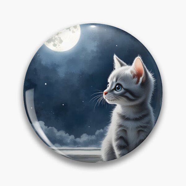 Item preview, Moonlit Kitten designed and sold by Kuky Studio.