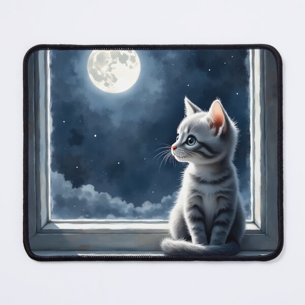 Item preview, Moonlit Kitten designed and sold by Kuky Studio.