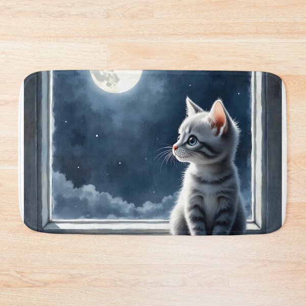 Item preview, Moonlit Kitten designed and sold by Kuky Studio.