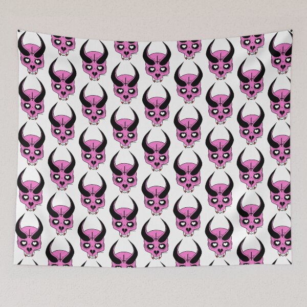 Item preview, Pink Devil Skull  designed and sold by Bat13SJx.