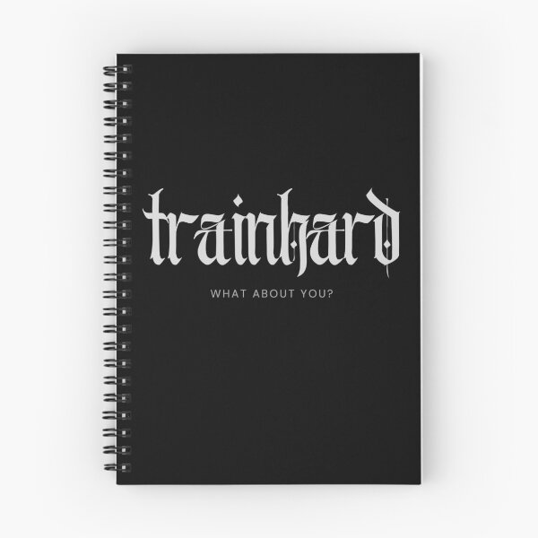 Item preview, Train Hard What About You – Minimal Gothic Gym Shirtv designed and sold by TrainHardCo.