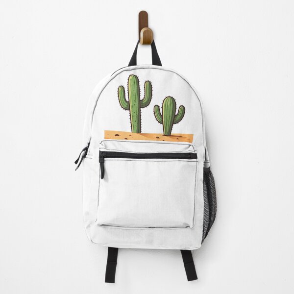 Item preview, Resilient and Vibrant Desert Cacti Duo in a Serene Landscape designed and sold by Art for Every Person.