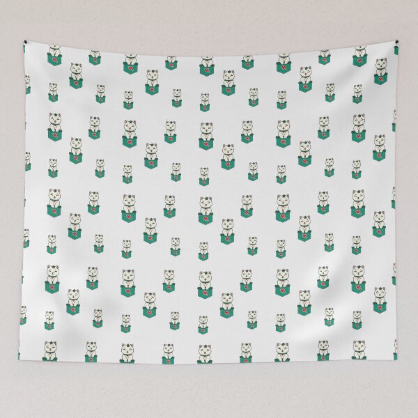 Item preview, Cute Kitten in Pocket with Heart – Kawaii Cat designed and sold by MarshallStickerX.
