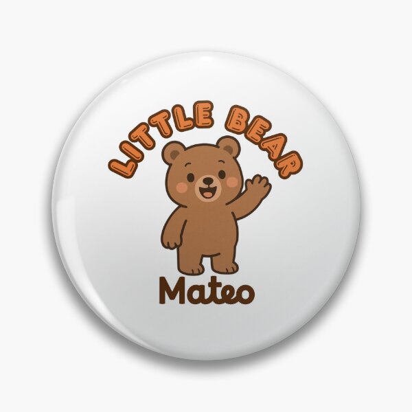 Item preview, Little Bear Mateo – Cute Baby Bear Design designed and sold by OmikronStore.