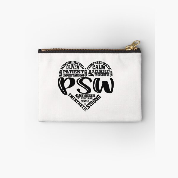 Item preview, Personal Support Worker with Heart Subway Art Words.  designed and sold by Realisticflowz.