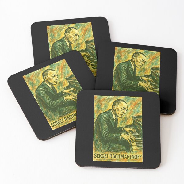 Item preview, Sergei Rachmaninoff Soviet Composer designed and sold by Sarcastic designs.