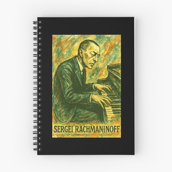 Item preview, Sergei Rachmaninoff Soviet Composer designed and sold by Sarcastic designs.