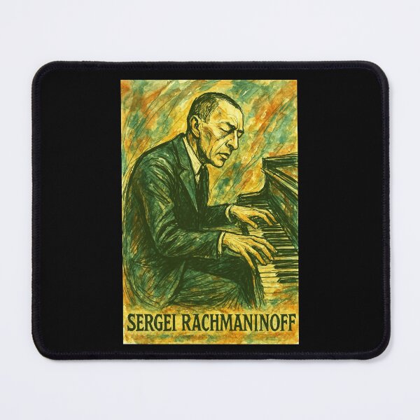 Item preview, Sergei Rachmaninoff Soviet Composer designed and sold by Sarcastic designs.