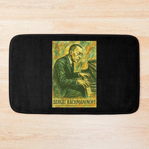 Item preview, Sergei Rachmaninoff Soviet Composer designed and sold by Sarcastic designs.