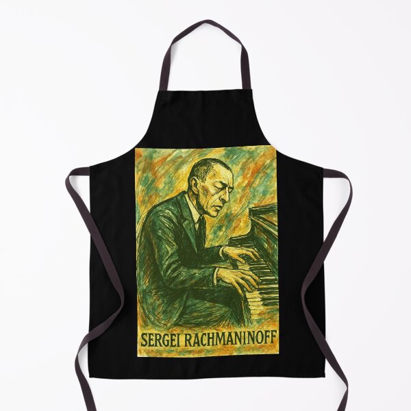 Item preview, Sergei Rachmaninoff Soviet Composer designed and sold by Sarcastic designs.