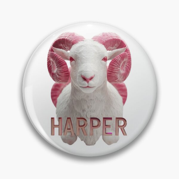 Item preview, Harper Aries – Zodiac Fantasy Name Art designed and sold by AlexLineArt.