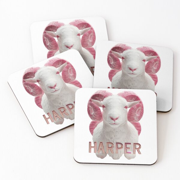 Item preview, Harper Aries – Zodiac Fantasy Name Art designed and sold by AlexLineArt.