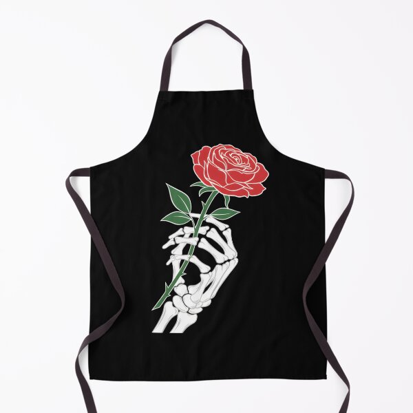 Item preview, Skeleton Hand Holding Red Rose designed and sold by Nocturnal-Vines.