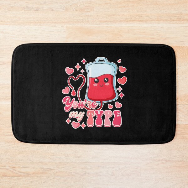 Item preview, Kawaii Blood Bag You're My Type designed and sold by Nocturnal-Vines.