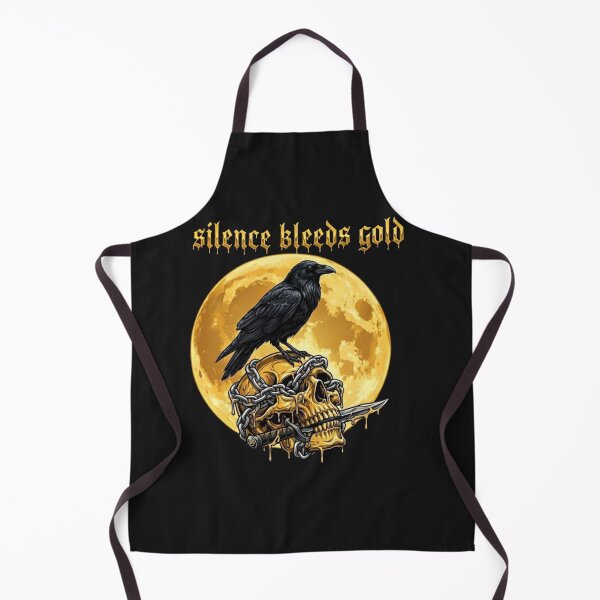 Item preview, Silence Bleeds Gold: Gothic Raven & Melting Skull designed and sold by KawisStarr.
