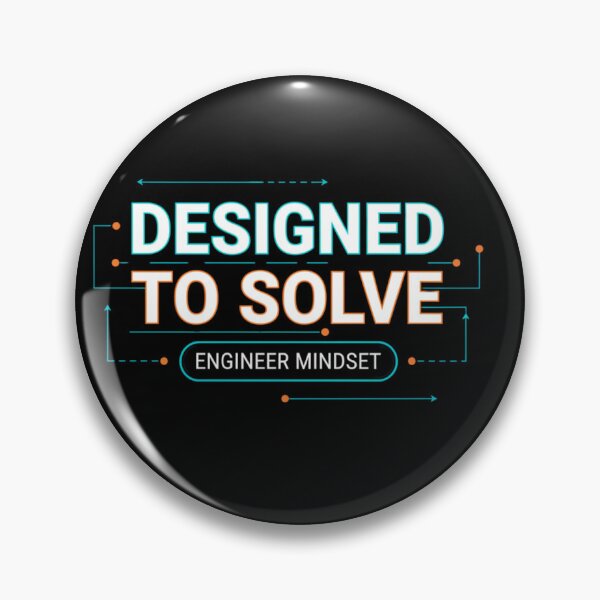 Item preview, Designed To Solve – Engineer Mindset Quote Design designed and sold by oblexwear.