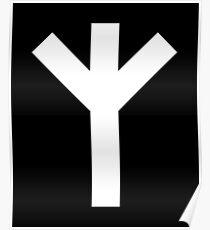 Algiz Rune Posters | Redbubble