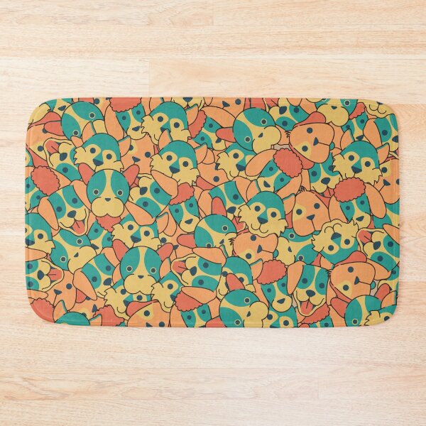 Item preview, Colorful Dogs Seamless Pattern for Pet Lovers designed and sold by DesignsVault.