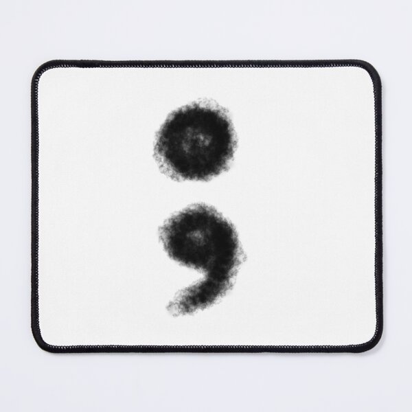 Item preview, Abstract Ink Semicolon – Suicide Prevention Awareness Art designed and sold by kreature56.