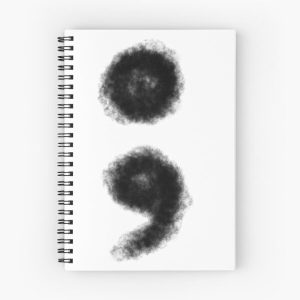 Item preview, Abstract Ink Semicolon – Suicide Prevention Awareness Art designed and sold by kreature56.