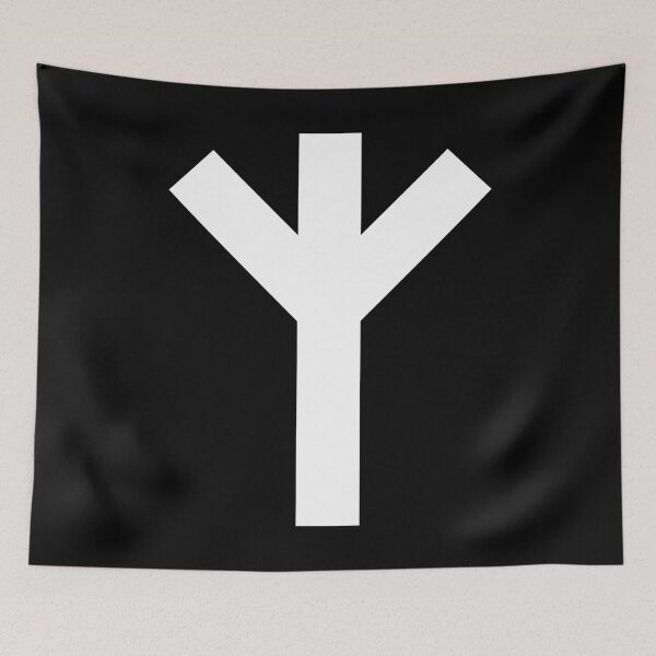 Item preview, ALGIZ RUNE WHITE designed and sold by Bright Wolf.