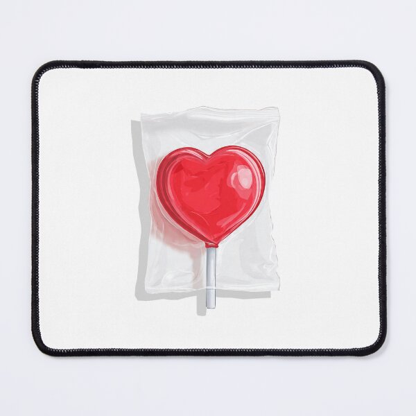 Item preview, Red Heart Lollipop – Valentine Candy Illustration designed and sold by Verycutethings.