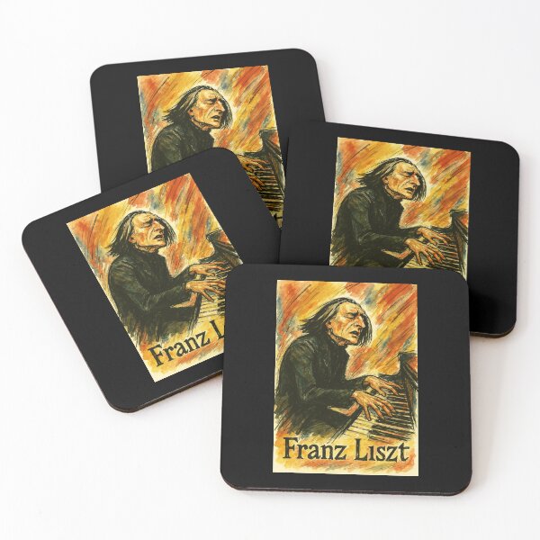 Item preview, Franz Liszt Portrait Virtuoso at Piano designed and sold by Sarcastic designs.