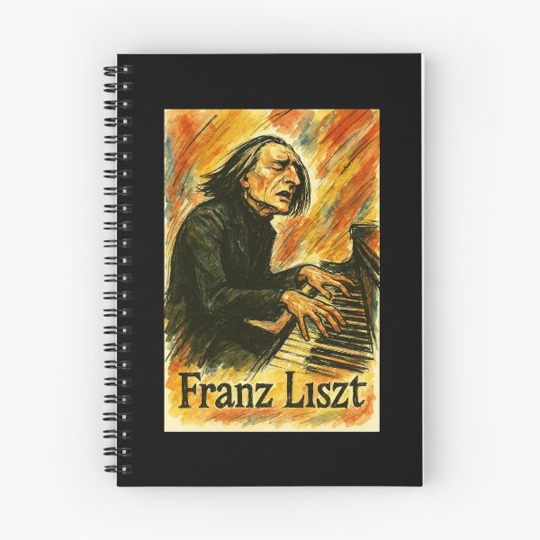 Item preview, Franz Liszt Portrait Virtuoso at Piano designed and sold by Sarcastic designs.
