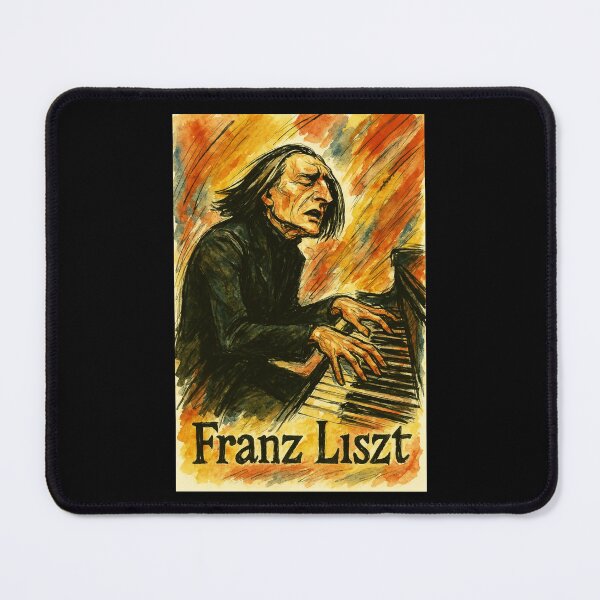 Item preview, Franz Liszt Portrait Virtuoso at Piano designed and sold by Sarcastic designs.